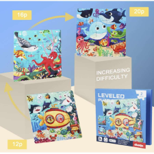 Lépésről lépésre - Mágneses puzzle - fejlesztő játék - 2 -es szint puzzle, kirakós