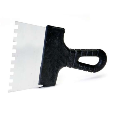  Lepke glettvas fogazott 150 mm 10x10 INOX 856151 kőműves és burkoló szerszám