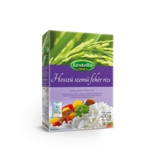 Lestello hosszú szemű fehér rizs 400 g tészta
