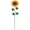  Leszúrható kerti dekoráció fém napraforgó 30 cm x 15 cm x 129 cm narancssárga