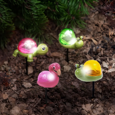  Leszúrható szolár - többféle - fehér LED - 10 x 6 x 15 cm kültéri világítás
