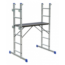  Létraállvány alumínium 2x6 fokos létra és állvány