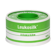  LEUKOSILK RAGTAPASZ 4,6M X 2,5CM 1X gyógyászati segédeszköz