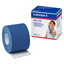  Leukotape K kineziológiai szallag 5x5cm kék gyógyászati segédeszköz