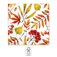  Levél Fallen Leaves szalvéta 20 db-os 33x33 cm FSC party kellék