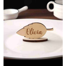  Levél formájú ültetőkártya dekorációs kellék