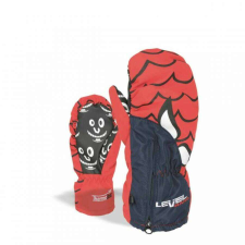 Level Gloves Level Glove Lucky Mitt gyerek egyujjas síkesztyű, kék-piros, 5-6 éves gyerek kesztyű