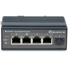 Level One LevelOne IGP-0501 hálózati kapcsoló Gigabit Ethernet (10/100/1000) Ethernet-áramellátás (PoE) támogatása Fekete (IGP-0501) hub és switch