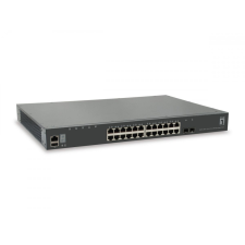 LevelOne GTL-2881 KILBY 28-Port Stackable L3 Lite Managed Gigabit Switch hub és switch