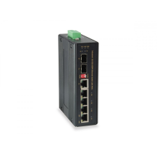 LevelOne IES-0620 6-Port Gigabit PoE Industrial Switch hub és switch