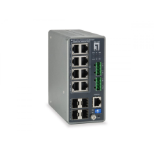 LevelOne IGP-1271 TURING 12-Port L3 Lite Managed Gigabit Industrial Switch hub és switch