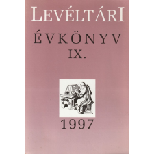  Levéltári évkönyv IX. antikvárium - használt könyv