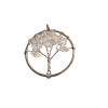 Levendula Álom Ajándékbolt Hegyikristály Életfa medál (3 cm)