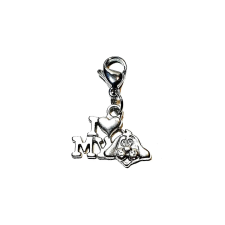 Levendula Álom Ajándékbolt Szeretem a kutyám medál, charm, fityegő medál