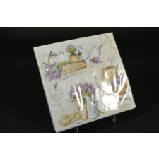  Levendula mintás papírszalvéta 33x33 cm 20 db konyhai eszköz