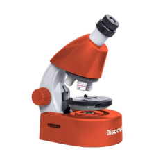 Levenhuk Discovery Micro Terra mikroszkóp és könyv, vörös, 79212 mikroszkóp