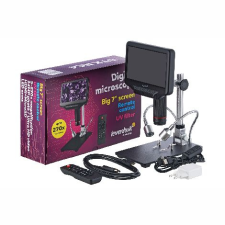 Levenhuk DTX RC4 távirányítható digitális mikroszkóp 7'' színes UHD LCD kijelzővel, 76824 mikroszkóp