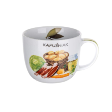 Levesbögre, Zöldség nyomattal, 730ml 60251004 bögrék, csészék