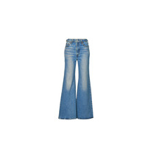 Levis Egyenes szárú farmerek RIBCAGE BELLS Kék US 32 / 30 női nadrág