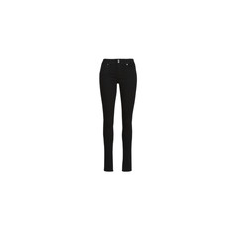 Levis Skinny farmerek 711 DOUBLE BUTTON Fekete US 28 / 34