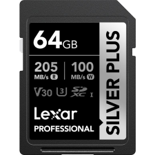 Lexar Memory card Lexar Professional SILVER PLUS SDXC 64GB (LSDSIPL064G-BNNNG) memóriakártya