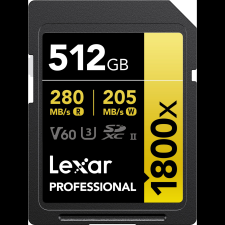 Lexar SDXC Pro 1800x 512 GB (LSD1800512G-BNNNG) memóriakártya