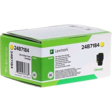 Lexmark 24B7184 festékkazetta 1 db Eredeti Sárga nyomtatópatron & toner