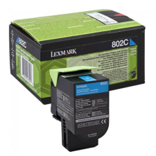  Lexmark [802C] 80C20C0 kék eredeti toner nyomtatópatron & toner