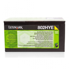 Lexmark 802HYE nagy kapacitású festékkazetta sárga (3k) (80C2HYE) nyomtatópatron & toner