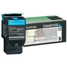 Lexmark C544 X544 lézertoner eredeti Cyan 4K C544X1CG / megszűnő nyomtatópatron & toner
