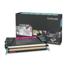 Lexmark C734 C736 lézertoner eredeti Magenta 6K C734A1MG nyomtatópatron & toner