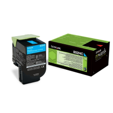 Lexmark CX410/510 toner cyan ORIGINAL nyomtatópatron & toner
