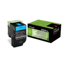 Lexmark Lexmark 802HC Cyan toner nyomtatópatron & toner