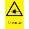  Lézersugár! - műanyag, 160*240mm