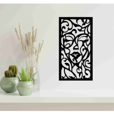  Lézervágott női arc falikép – modern fa dekoráció dekorációs kellék