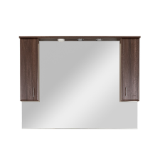 Leziter Bianco 130 fürdőszoba bútor felsőszekrény Aida dió fürdőszoba bútor