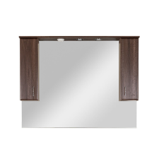 Leziter Bianco 130 fürdőszoba bútor felsőszekrény Aida dió fürdőszoba bútor