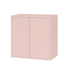 Leziter Boxie 2 ajtós fali szekrény 80x80x37 cm pink bútor
