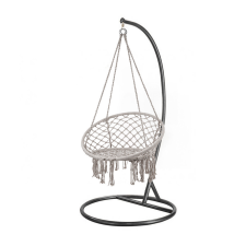 Leziter Cardenas függőfotel állvánnyal szürke-fekete kerti bútor