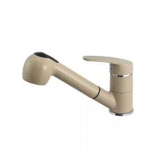 Leziter Carol Egykaros mosogató csaptelep, bézs (ZS-7017-Beige) csaptelep