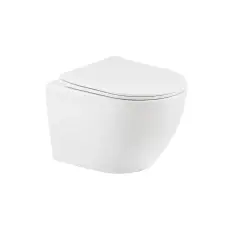 Leziter Delano fali rimless WC soft-close ülőkével szaniter