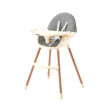 Leziter Etetőszék 2 az 1-ben szürke etetőszék