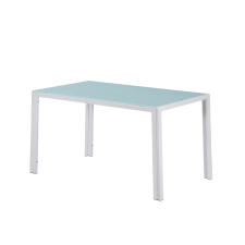 Leziter Ezra 140 cm szögletes üveg étkezőasztal bútor