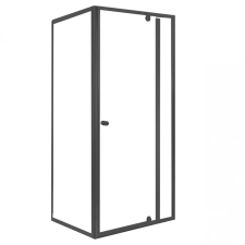 Leziter Flexi 80x90 cm sarokba szerelhető aszimmetrikus zuhanykabin zuhanytálca nélkül kád, zuhanykabin