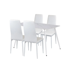 Leziter Jenna 4+1 étkező garnitúra fehér bútor