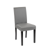 Leziter Kelly bőr étkezőszék szürke színben