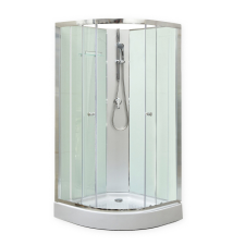 Leziter Marco White II 80x80 cm zuhanykabin zuhanytálcával kád, zuhanykabin