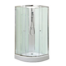 Leziter Marco White II 80x80 cm zuhanykabin zuhanytálcával kád, zuhanykabin