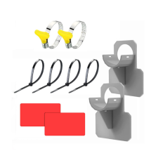 Leziter Medencecső tartókonzol 38 mm szürke medence kiegészítő