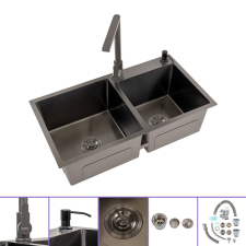 Leziter Meria III rozsdamentes mosogató mosogatótálca